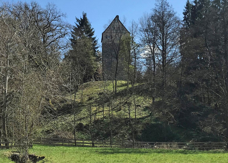 Turmhügelburg Leinroden, Germany